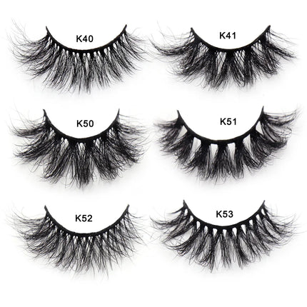 LEHUAMAO Eyelashes 3D Mink Lashes natural handmade volume soft lashes long eyelash extension real mink eyelash for makeup D103