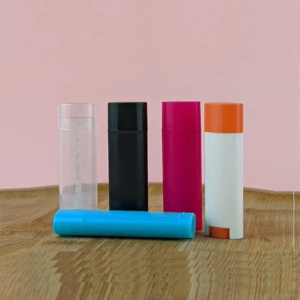 50/100/200Pcs 5g Empty Lip Balm Tubes Lipstick Containers DIY Cosmetic Tube Portable Cosmetic Bottle for Travel