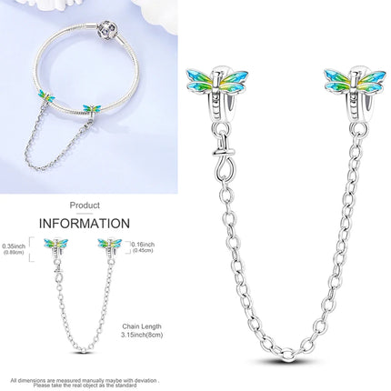 New 925 Sterling Silver Cactus Four Leaf Clover Charm Spring Green Series Bead Pendant For Original Beads Bracelet DIY Jewelry