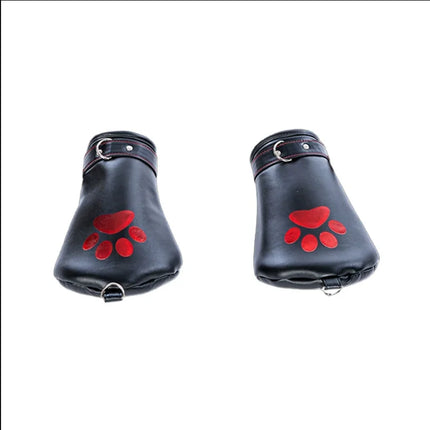 Adult Toys BDSM Set with Unisex Collar Crawling Knees Elbow Handcuffs for Puppy Role Play Hooded Costume Couple Sex Games Adult