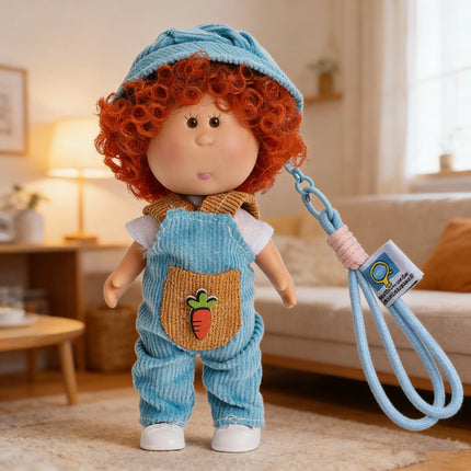 14cm Mini Spanish Potato Mia Doll Keychain Charm Bag Accessory Exquisite Toys Key Chain Kawaii Dolls Pendant