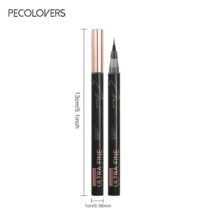 Waterproof Long-lasting Eyeliner Pen Ultra-fine Liquid Eye Liner Black Brown Smooth Quick Drying Eyeliner Pencil Eye Makeup