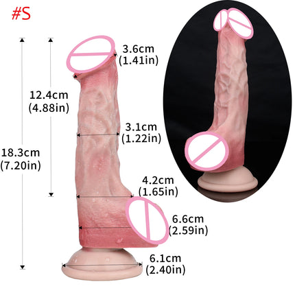 FAAK Silicone Squirt Dildo Panties Simulated Abdominal Muscles Underwear Ejaculation Realistic Penis sex Toys for Men Women