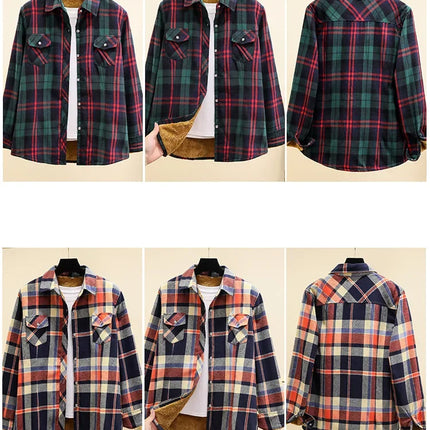 Thickened Fleece Winter Shirt Jacket for Women Casual Style Plus Size Slimming Design Versatile Autumn Winter Collection