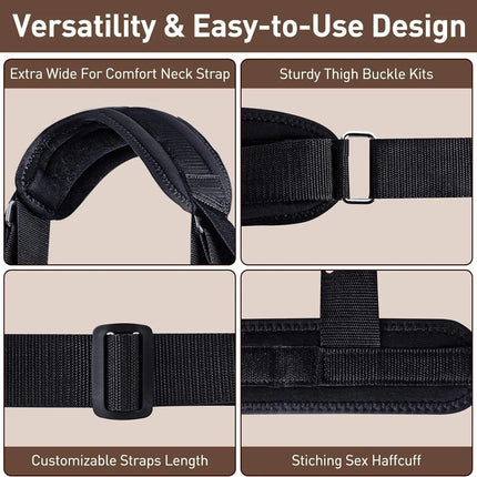 BDSM Restraint SM  Handcuff Open Leg Soft Bandage Adult Game Aiding Sex Tool Kit Bondage Sextoy 18+ Sex Products Erotic Set