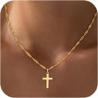 Tiny Cross-18K gold