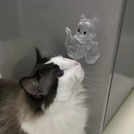 Cat Hair Memorial Storage Refrigerator Magnet Cat Fur Container Pets Keepsake Capsule Whiskers Fur Collector Fridge Magnet