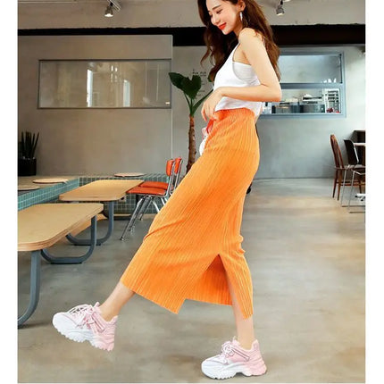 Women's Shoes Casual Shoes Spring Sneakers Platform Woman-shoes Tennis Female Fashion Thick Sole 2024 Roses Trainers Increased I