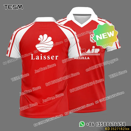 TESM Summer POLO Shirt Men Summer Sports V-neck T-shirt Street Trendy Short Sleeve 3D HD Print T-shirt