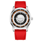 Silver red Silicone