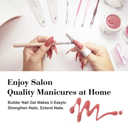 50ml TPO Free Jelly Nail Extension Gel Nail Builder French Nail Gum Venalisa Clear Natural Color Soak Off UV Construction Gel