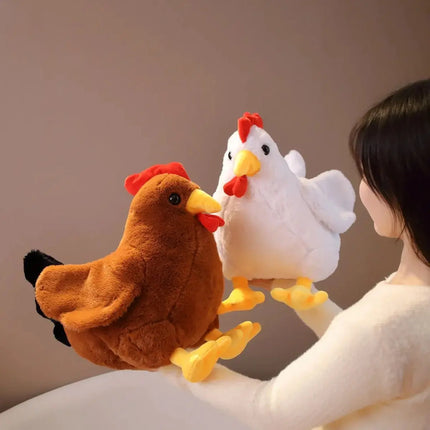 30/40CM Cute Big Rooster Stuffed Plush Toy Children's Sleeping Doll Children's Christmas Gift Pet Decoration