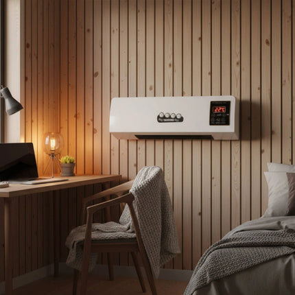 Heater and Air Conditioner PTC Fast Heating Wall Mounted Heater Cooler Portable Mini Heating and Cooling 6-Hour Timer Climate
