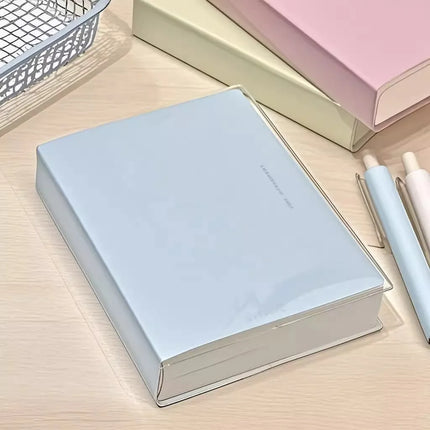 Thicken Notebook Transparent Cover Notepad Journal Handbook Horizontal Notebook Office Back To School Supplies Stationery Gifts
