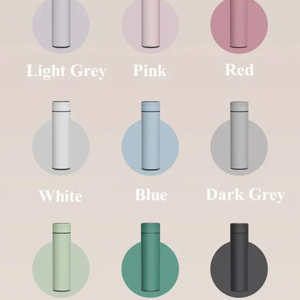 500ML Temperature Display Thermos Cup Stainless Steel Divided Thermos Bottle Outdoor Vacuum Insulated Cup Father's Day Gift