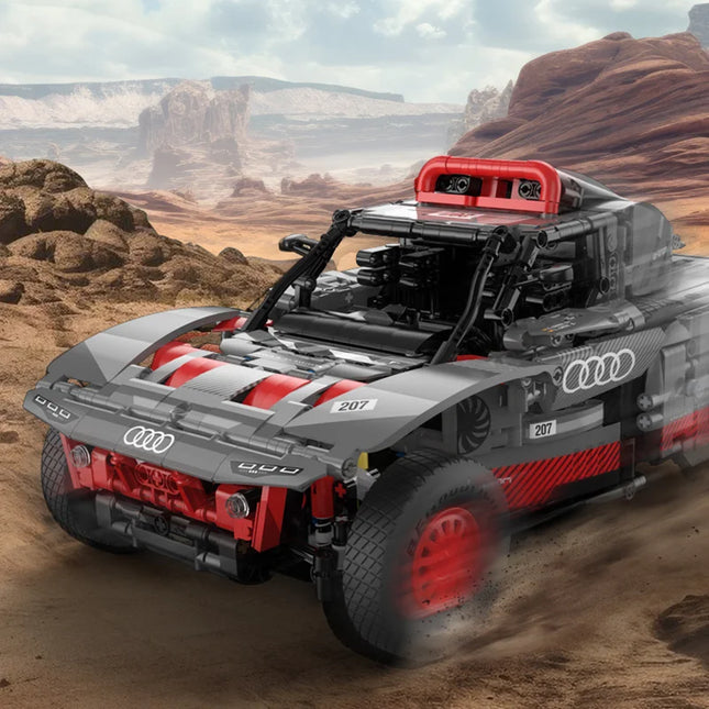 1:14 racing car building blocks toy model, mountain off-road remote control racing car, outdoor toy collection gift for boys