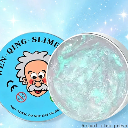 New Stress Relief Toys Old Man Liquid Squishy Transparent Crystal Slime Fluffy Foam Putty Kids Safe Bouncy Stretchy Color Slime
