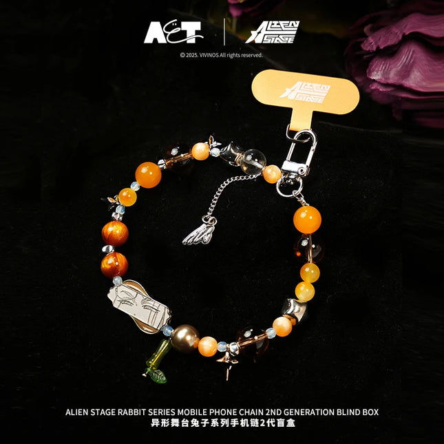 2026 New Genuine Alien Stage Crystal Rabbit Serie Bracelet Blind Box Pendant Exquisite Craft Anime Peripheral Decor Collect Gift