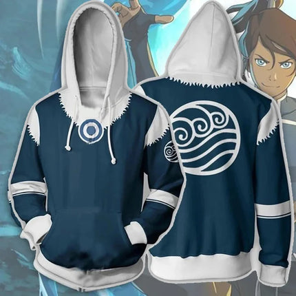 Anime Avatar The Last Airbender Cosplay Hoodies 3D Printed Sweatshirt Men Women Long Sleeve Tracksuit Pullover Harajuku Y2k Coat
