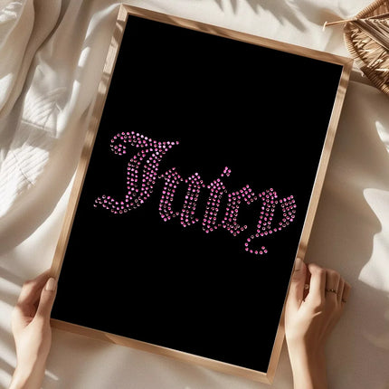 J-Juicy C-Couture Poster Home Living Room Bedroom Bar Cafe Art Decor