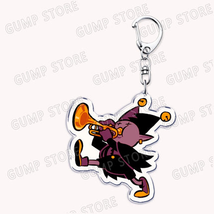 Cute Game Deltarune Keychains for Accessories Ralsei Kris Susie Spamton Undertale Angel Jewelry Keyrings Fans Gaming Gamer Gifts