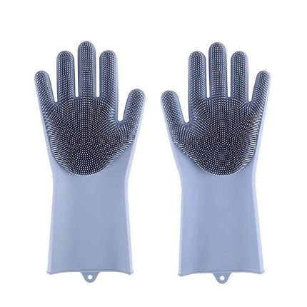 Multifunctional Silicone Pet Grooming Gloves Dog Cat Bathing Shampoo Scrubber Hair Removal Cleaning Gloves