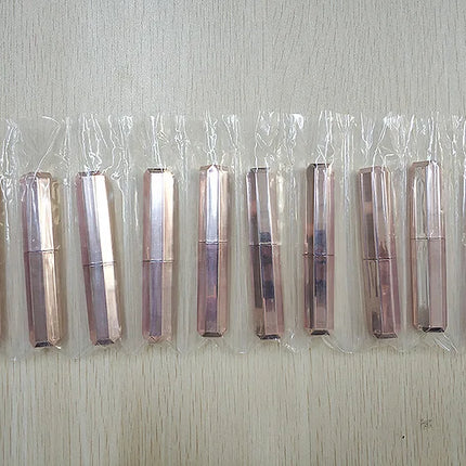 500PCS Octagonal Diamond Lip Balm Tube Empty Lipstick Tube Refillable Lip Gloss Container Lip Wax Tube Cosmetic Packaging Empty