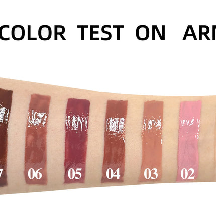 Hydrating Crystal Lip Oil - Plumping & Moisturizing Gloss with Tinted Shades for All Skin Types