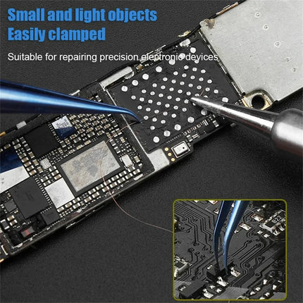 Precise Titanium Alloy Tweezers Professional Phone Repair Tool Fingerprint Flying Wire Tweezers Antimagnetic Electronic Forceps
