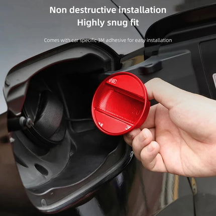 Car Fuel Cap Aluminum Alloy Oil Box Lid Petrol Tank Cover For Volkswagen GTI Polo Golf 5 MK6 MK7 Tiguan Arteon Jetta Passat CC