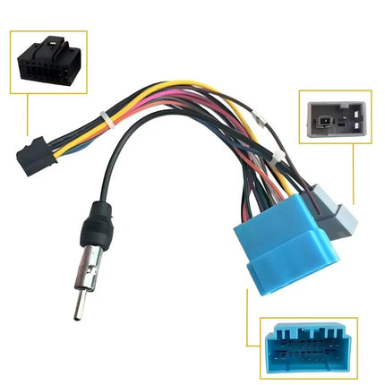 Car Radio ISO Plug Power Adapter Cable,16 Pin to 20 Pin Android Car Radio Wiring Harness Cable for Suzuki Vitara Swift SX4 2006+