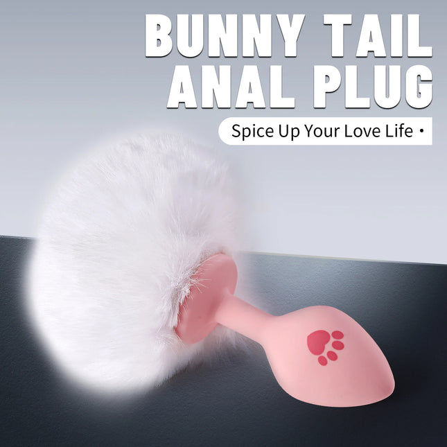 Runyu Cat Paw Anal Plug Sexy Adult Fetish Butt Plug Sexy Gadgets Anal Penetration Toy with Hairball Fox Tail Butt Plug Sex Toys