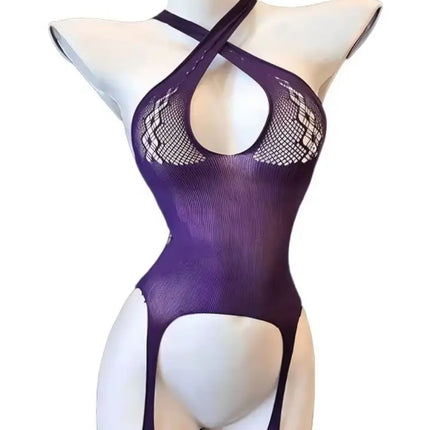 New Style Desire Underwear Hot Women Breastless Bodystocking Crotchless Sexy Lingerie Erotic Babydoll