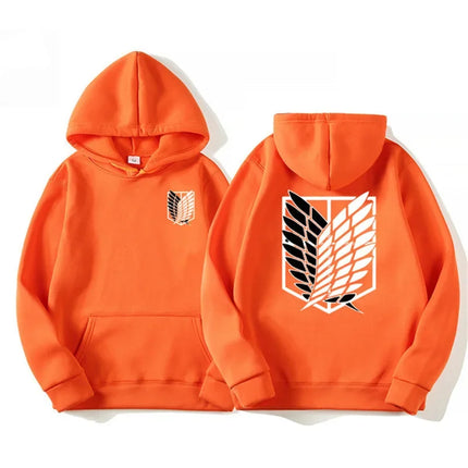 Attack on Titan Men's Hoodies Anime Hoodies Men and Women Streetwear Pullover Harajuku Shingeki No Kyojin Hoodies Sweatshirt