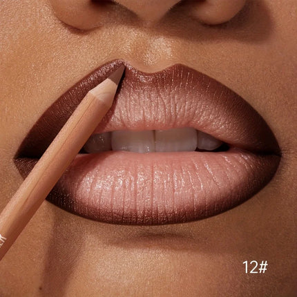 Matte lip liner pen, super smooth and easy to color, outlining clear lip shapes, a must-have for beginners, single pack