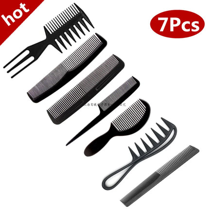 Anti-Static Black Plastic Hairbrush for Men & Women Salon Professional Hairdressing Styling Tool