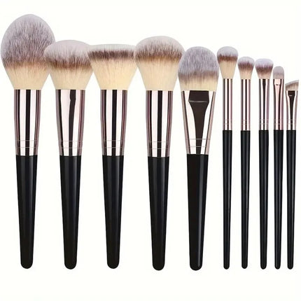 Professional Makeup Brushes Set 1-15Pcs Foundation Powder Contour Highlight Concealer Eyeshadow Brow Blending Brush Kabuki Tools