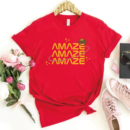 Amaze Amaze Amaze T-shirt Project Hail Mary Rocky Shirts Space Tshirt Book Lovers Tee Unisex  Movie Short Sleeves Tops Fans Gift