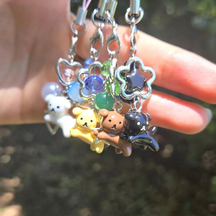 Handmade Y2K jewelry Cute Puppy Dog Phone Charm