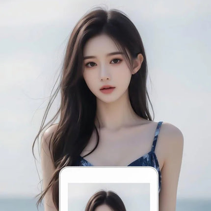 Vlog Selfie Monitor Screen,Wireless 4K/1080p Back Camera Monitor for iPhone & Android, Built-in Speaker for YouTube TikTok Live