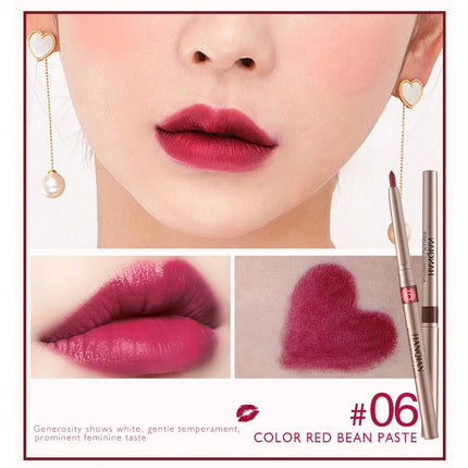 Automatic Rotary Lip Liner Easy Makeup Colour Lipstick Pencil Waterproof Long-lasting Matte Lipsticks Portable Girls Cosmetics