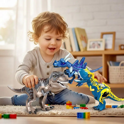 Mini Size Jurassic Dinosaur Building Brick Building Blocks Educational Design Mini T-Rex Building Toy Assemble Model