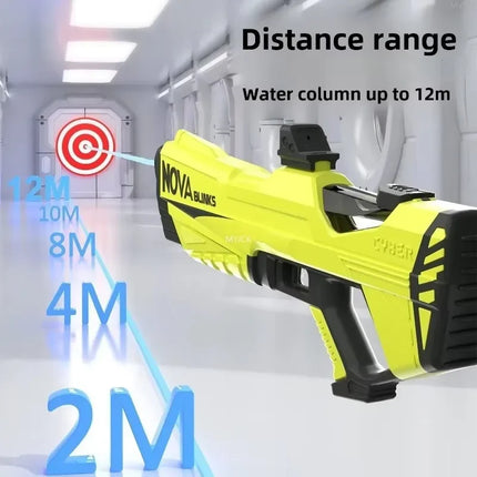 Electric Continuous Water Gun Fully Automatic Water Absorption Large Capacity Outdoor Battles Summer Water Fights Children Toys