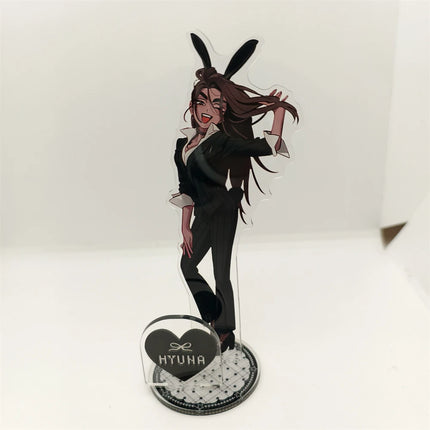Anime ALIEN STAGE Keychains Pendant Car Key Chain Acrylic Stand MIZI SUA TILL IVAN HYUNA LUKA Fans Gifts Cosplay Accessories