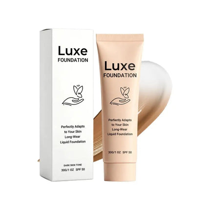4in1 High Coverage Sunscreen Liquid Foundation 30ml Original Luxe Color Changing Foundation Women Deep Natural Skin Makeup Base
