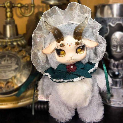 In Stock Bew Ipfecoco Sheep Series Blind Box Cute Anime Colorful Plush Sheep Figurine Collectible Decorative Toy New Year Gift