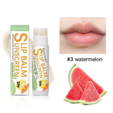 Sunscreen Lip Balm SPF30 UV Protection Moisturizing Hydrating Lip Balm Moisturizes Repairs Chapped Lips Lipstick Lip Care Makeup