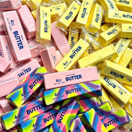 1PC Slow Rising Butter Stick Squishy Toy Soft Wet Elastic Squeeze Toy Portable Stress Relief Fidget Toy for Anxiety and Focus