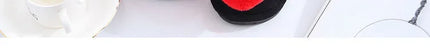 Autumn/winter Warm Cotton Slippers Women's Cartoon Peach Heart Design Floor Anti-slip Home Slippers For New Mothers
