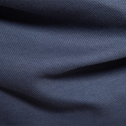 New men's long-sleeve cotton polo, embroidered, sport collar, trendy & versatile.
